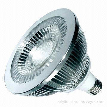 LED Spotlight Bulb, 8W PAR20, Lifud Power, Bridgelux Chip, COB LED, 3-year Warranty, E27/High Polish